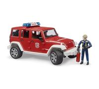 Bruder Modèle réduit de voiture Jeep WRANGLER Unlimited Rubicon Pompier