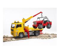 bruder MAN TGA Dépanneuse avec Jeep, Modèle réduit de voiture