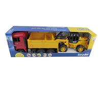 Bruder Camion-benne Man TGA avec chargeur à roues articulé FR130 1:16