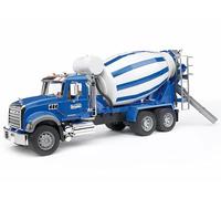 Camion toupie à beton BRUDER MACK Granite Série Super Pro - Bleu - 65 cm