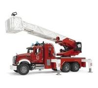 BRUDER - 2821 - Camion Pompier MACK Granit avec Echelle et Pompe a Eau - Echelle 1:16 - 63 cm G