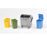 BRUDER Assortiment de Poubelles