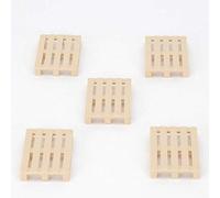 BRUDER - 45004 - Set Europalettes 5 Pièces - Beiges