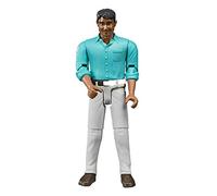 Bruder Figurine Homme 60003 Teinté Pantalon blanc 10,7 cm Bleu/Blanc