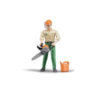 Bruder Figurine Bûcheron Avec Accessoires Forestiers