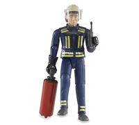 bruder 6010 Pompier avec Casque, Gants et Accessoires