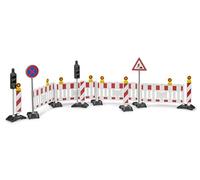 bruder 62009 - Kit de signalisation routière avec feux tricolores
