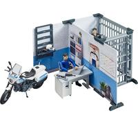 Bruder 62732 - bworld Set Poste de police avec moto de police