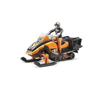 BRUDER Moto Neige avec Conducteur et Accessoires
