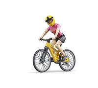 Bruder Coffret De Figurine Cycliste Bworld Avec Velo De Montagne