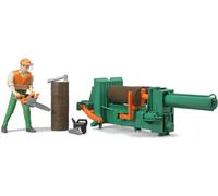 Bruder bworld Figurenset Forstwirtschaft, 12-tlg., Zubehör, Spielfigur, Modell, Spielzeug, 62650