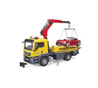 bruder Camion DE DEPANNAGE Man TGS avec Voiture Roadster, Son ET Lumiere