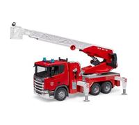 BRUDER Camion de pompiers avec échelle pivotante Scania Super 560R