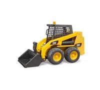 bruder 02481 - Mini-chargeuse Cat - 1:16 Véhicules, Godet frontal, Chantier, Véhicule de chantier, Machine de chantier, Jouet, Jaune