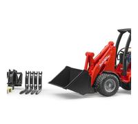 BRUDER Chargeur Compact Schäffer 2034 avec Personnage et Accessoires