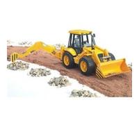 BRUDER - Chargeuse-pelleteuse JCB 4CX Blanc G