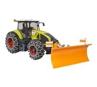 bruder Claas Axion 950 avec chaînes à neige et lame de déneigement, Modèle réduit de voiture