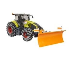 bruder Claas Axion 950 avec chaînes à neige et lame de déneigement, Modèle réduit de voiture