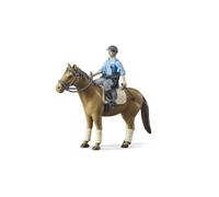 Bruder Coffret B World Avec Cheval Et Policier