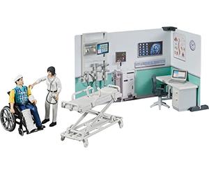 bruder Coffret INFIRMERIE BWORLD avec Figurines et Accessoires Multicolore 62711