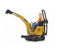 Bruder Mini pelle JCB 8010 CTS 62002 – 6 pièces dorées pour enfants