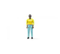 Bruder Femme Avec Jean Turquoise