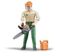 BRUDER - Figurine bucheron avec accessoires forestiers - 10,7 cm G