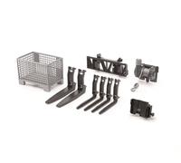 Bruder Fourches de chargeur frontal et treuil