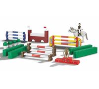 Bruder Grand Pferde-Springparcours Avec Cavalière Cheval 62530 Ride Pferde-Stall