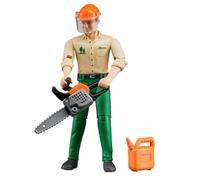Bruder Figurine Bûcheron Avec Accessoires Forestiers