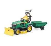 Bruder John Deere Avec Remorque Et Jardinier
