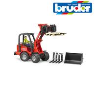 Bruder Jouets 02191 Schaffer 2034 Compact Chargeur Seau/ Fourches Palette+Droit
