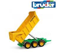 Bruder Jouets 02212 Joskin Grand Benne Remorque Tri Triple Essieu Opening Hayon