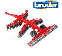 Bruder Jouets 02217 Kuhn Découvre XL Disque Harrow 4 + Rouleau Élévateurs 1:16