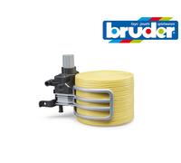 Bruder Jouets 02332 Rond Bale Pince Avec 1 Bale S' Ouvre & Ferme 1:16 Echelle