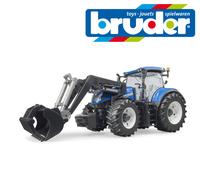 Bruder Jouets 03121 Tracteur New Holland T7.315 Avec Chargeur Avant / Seau 1:16