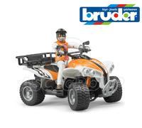 Bruder Jouets B63000 Pro Series Bworld Quad Bike Atv Avec Modèle De Jouet 1:16