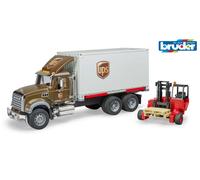 Bruder MACK Truck UPS avec chariot élévateur à fourche