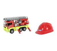 bruder MAN Échelle pivotante pour pompiers TGA + casque de jeu pour pompiers
