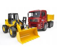 Bruder Man TGA Wagon de Charge Basculement Et Commun FR130 Modell-Spielzeug Site