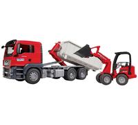 Camion MAN TGS avec benne amovible et chargeur Schäffer - BRUDER