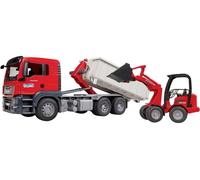 Bruder Camion MAN TGS avec benne amovible et chargeur Schäffer