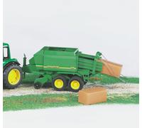 Presse JOHN DEERE - Botteleuse BRUDER - 39 cm - Verte - Accessoire série PRO