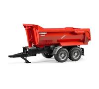 bruder 02225 - Krampe Remorque à benne basculante Tandem Halfpipe, remorque de transport, remorque à ridelles, remorque de tracteur