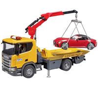 Remorqueuse Scania Super 560R avec module son et lumière et véhicule Roadster - BRUDER - Jouet pour enfant