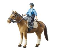 Bruder Jouet 62507 - Cheval avec policiers et équipement équestre et policier