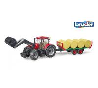 Bruder Modèle réduit de voiture Case IH Optum 300CVX avec chargeur frontal