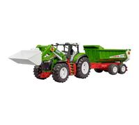 bruder Tracteur ROADMAX avec chargeur frontal et remorque basculante modèle