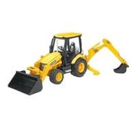 Tractopelle JCB Midi CX - BRUDER - Fonctionnel et Détachable - Jaune - Garçon - 3 ans et plus