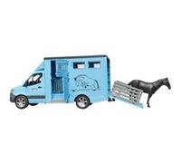Bruder 2674 Camion Bétaillère Mercedes Benz Sprinter avec un cheval